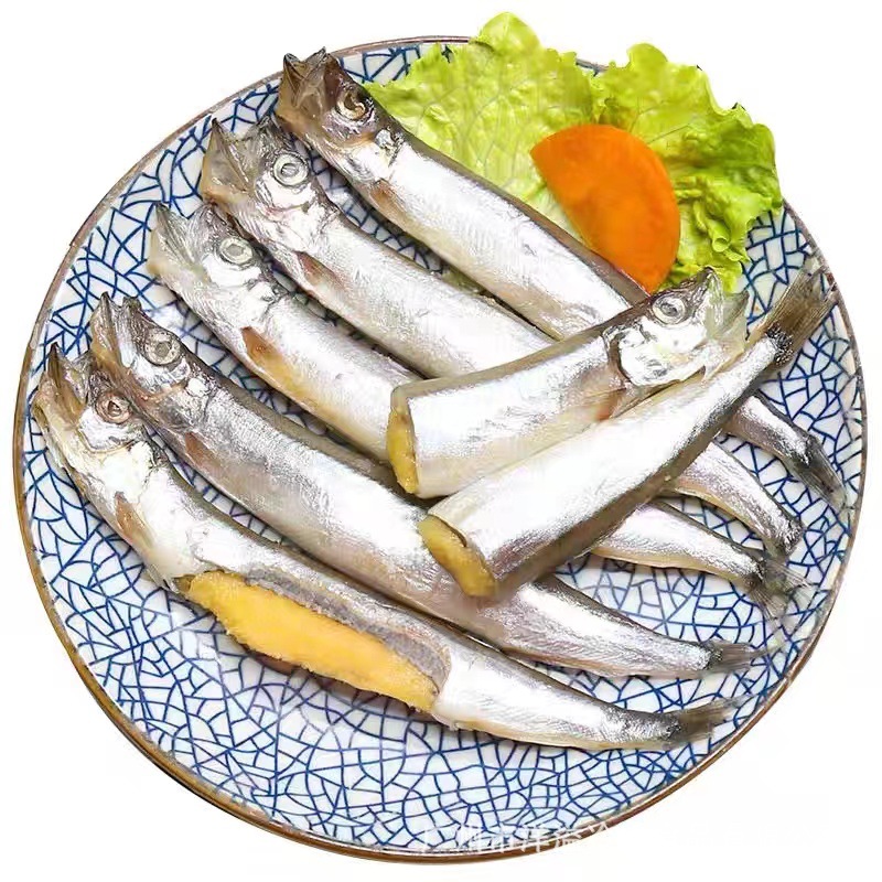 多春鱼冷冻托盘多春鱼满籽大号多春鱼8条板广州批发