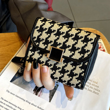 卡包钱包一体包女短款2024新款爆款折叠皮夹小钱包小众设计高级感