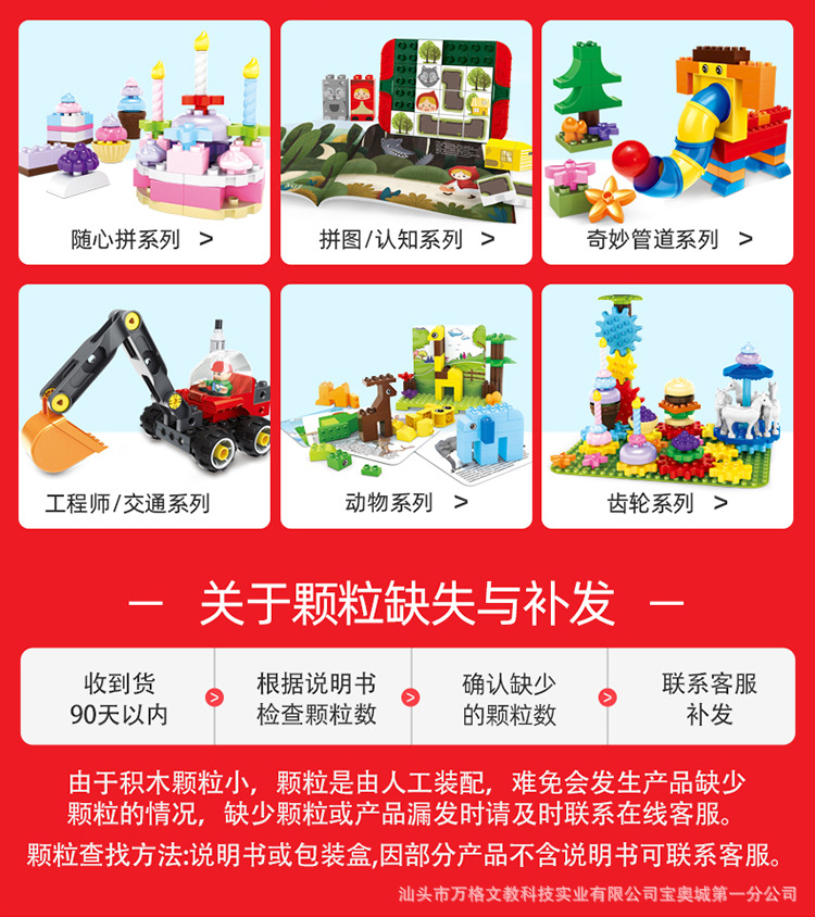 万格积木有趣的表情兼容乐高人物拼图儿童大颗粒认知拼搭儿童玩具