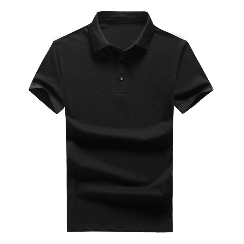 Recommended ~ The Fabric Is Very Good! Middle-Aged Men's Clothing Polo Shirt Short Sleeve Dad Wear Summer Pure Cotton Breathable Top T-shirt