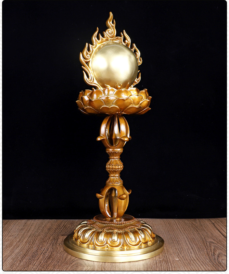 一件起批 纯铜摩尼宝摆件 彩铜摩尼宝珠家居装饰品摆件佛像宝物