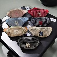 mlb韩国腰包胸包时尚运动轻便ins小众轻奢明星同款街头潮流满印NY