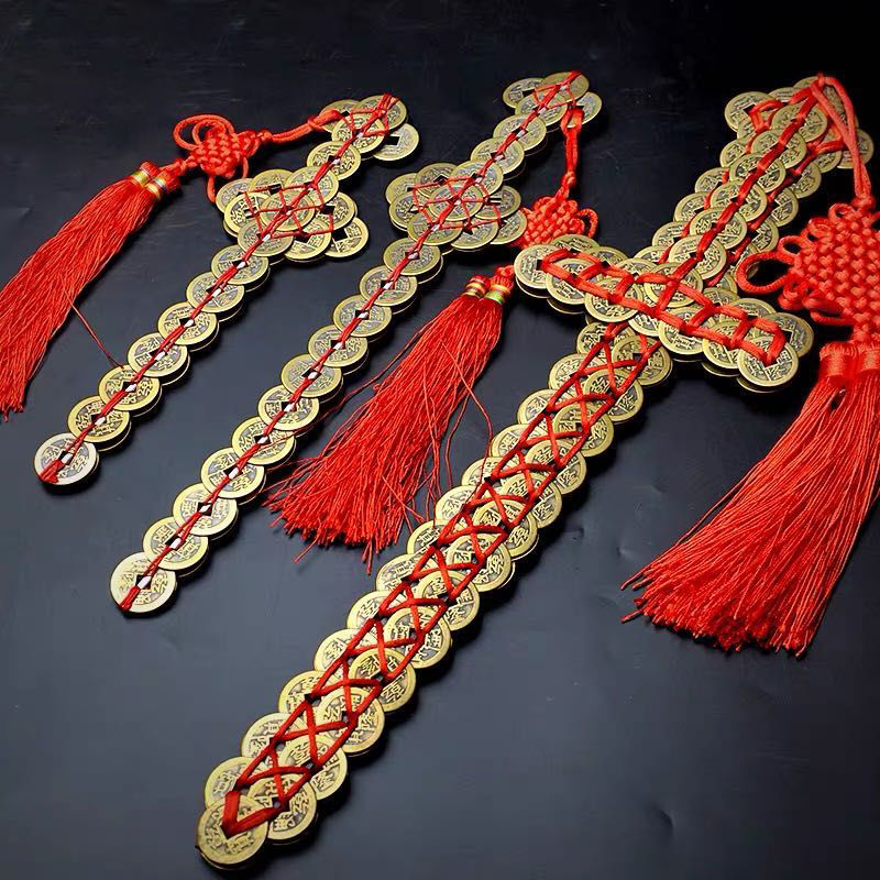 铜钱剑古钱剑宝剑五帝钱铜钱剑法器金钱剑铜钱剑跨境东南亚-阿里巴巴