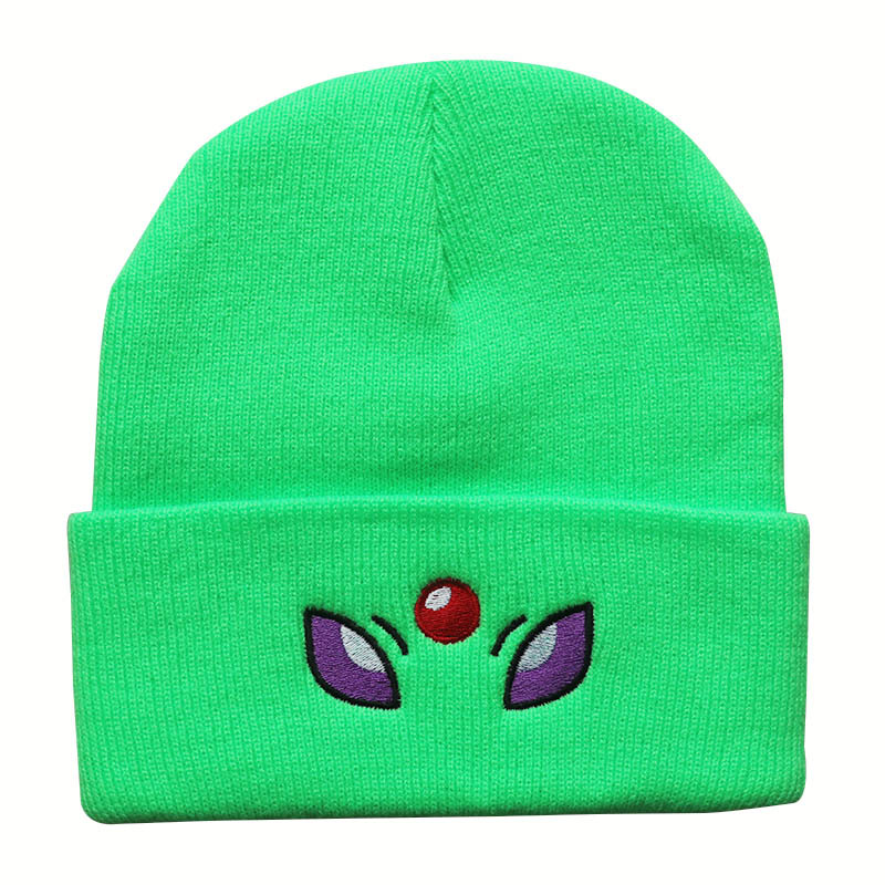 European and American Popular Men's and Women's Autumn and Winter Hat Cartoon Cute Eyes Woolen Cap Outdoor Keep Warm Knitted Hat