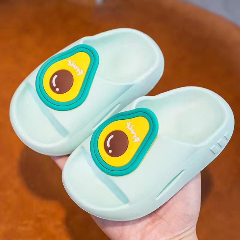 2022 New Children's Sandals Man and Woman Cartoon Thick Bottom Home Cute Bathroom Children Baby Shoes Summer Soft Bottom