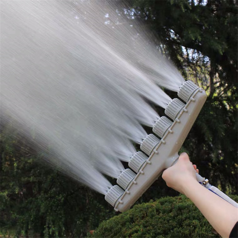 可调节育苗浇水喷头洒水五头雾化浇水器水泵灌溉喷洒浇菜雾化喷头