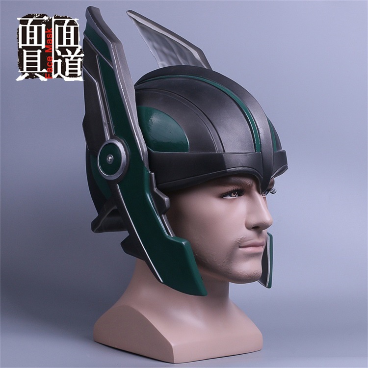 雷神头盔面具雷神3诸神黄昏cos 托尔头盔万圣节表演影视周边道具