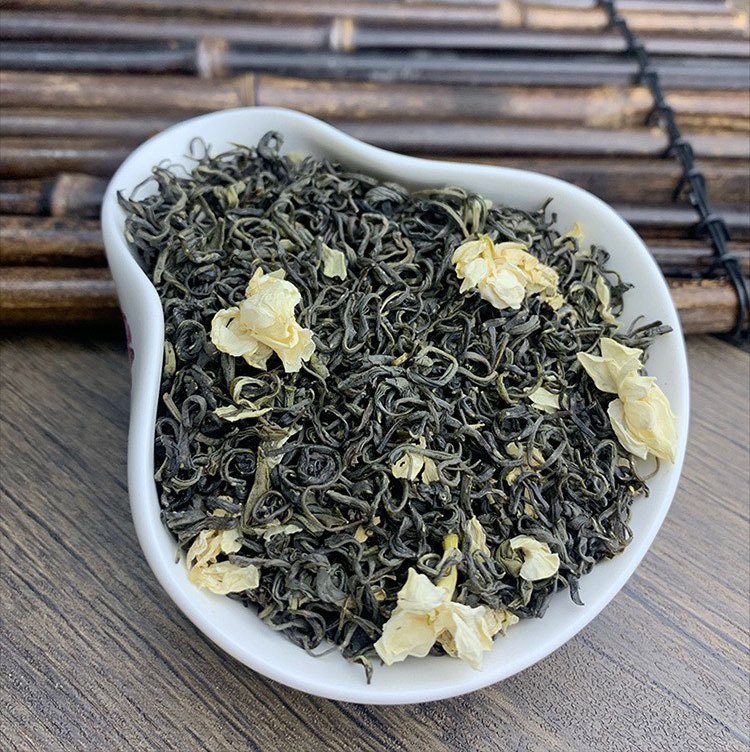 2022广西横县茉莉花茶厂家定批发新茶叶炒花毛峰散装发飘雪浓香型