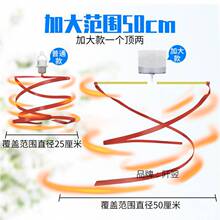 USB可充电宝用熟食车电动赶苍蝇驱蚊吊扇电扇神器转小型风扇室外