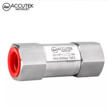 AW单向阀 ACCUTEK WATERJET止回阀CV-1/2" 304 5000PSi RC-1/4“