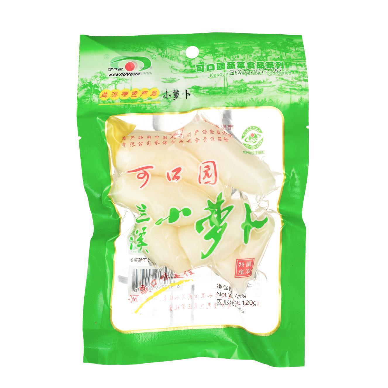 兰溪可口园小萝卜泡椒山椒酸萝卜辣爽脆袋装下饭菜休闲腌制泡菜