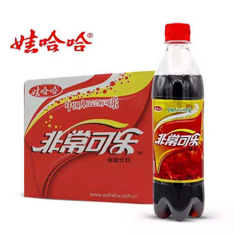 娃哈哈非常可乐500ml*6瓶碳酸饮料汽水包邮特价批发