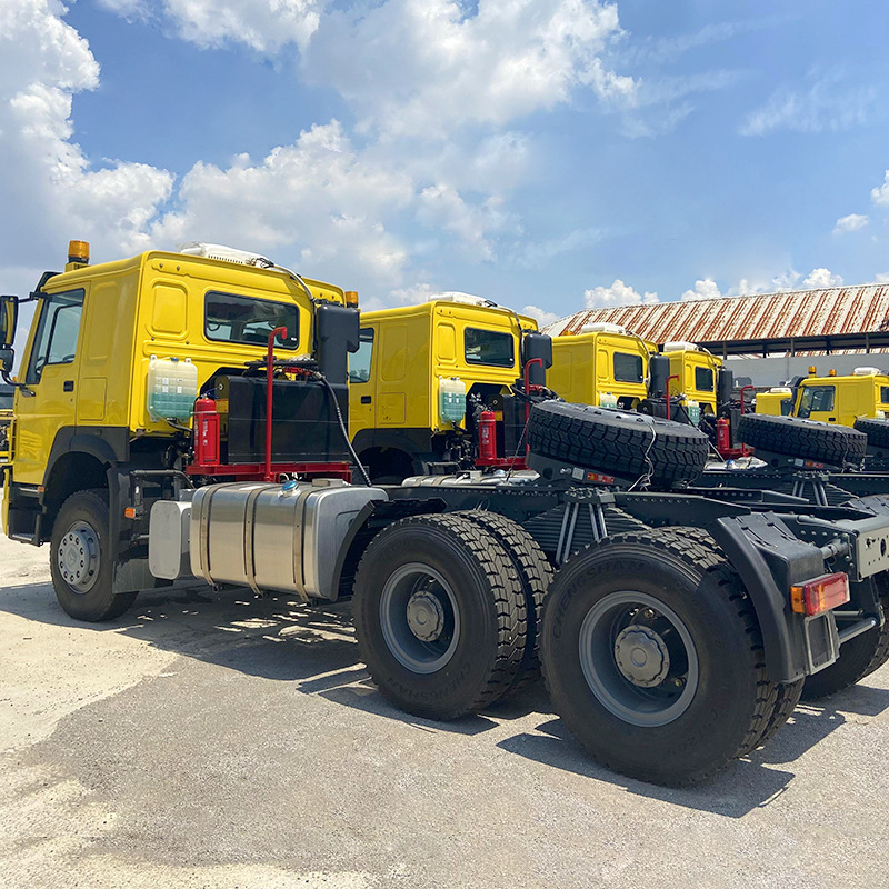 厂家出售 二手10轮燃油牵引车 375马力牵引杆拖车 howo 重型卡车