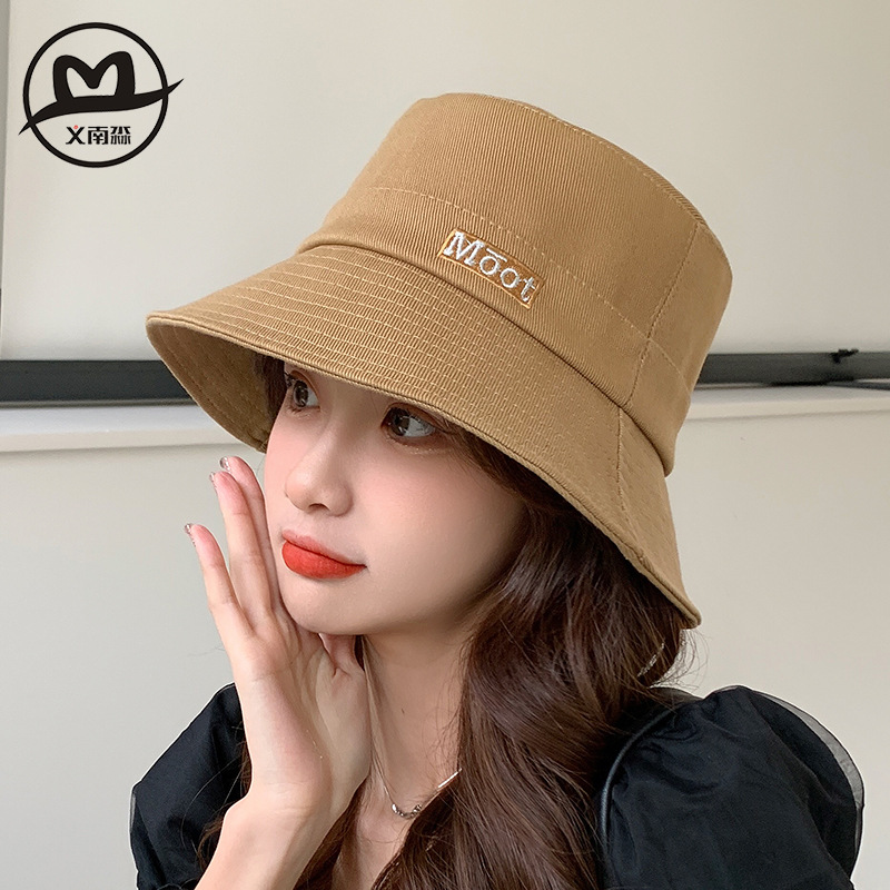 2023 spring and autumn new hat female fisherman hat korean style versatile face-looking small bucket cap summer street sun hat for women