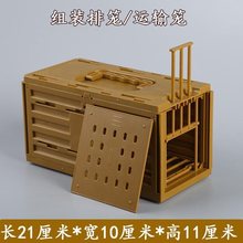 画眉小排笼小号鸟用携带笼外带笼塑料可以组装小鸟笼子遛鸟笼