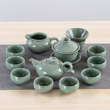 哥窑陶瓷茶具套装 家用日式功夫茶具整套茶杯茶壶盖碗