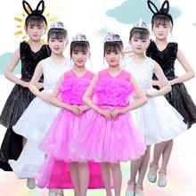 六一环保服装女孩幼儿园天使表演diy手工制作亲子时装秀走秀衣服