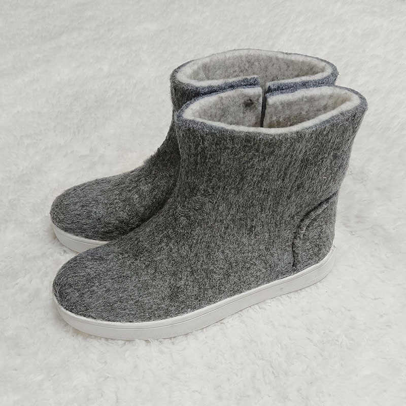 跨境电商亚马逊工厂外贸羊毛毡保暖鞋-阿里巴巴