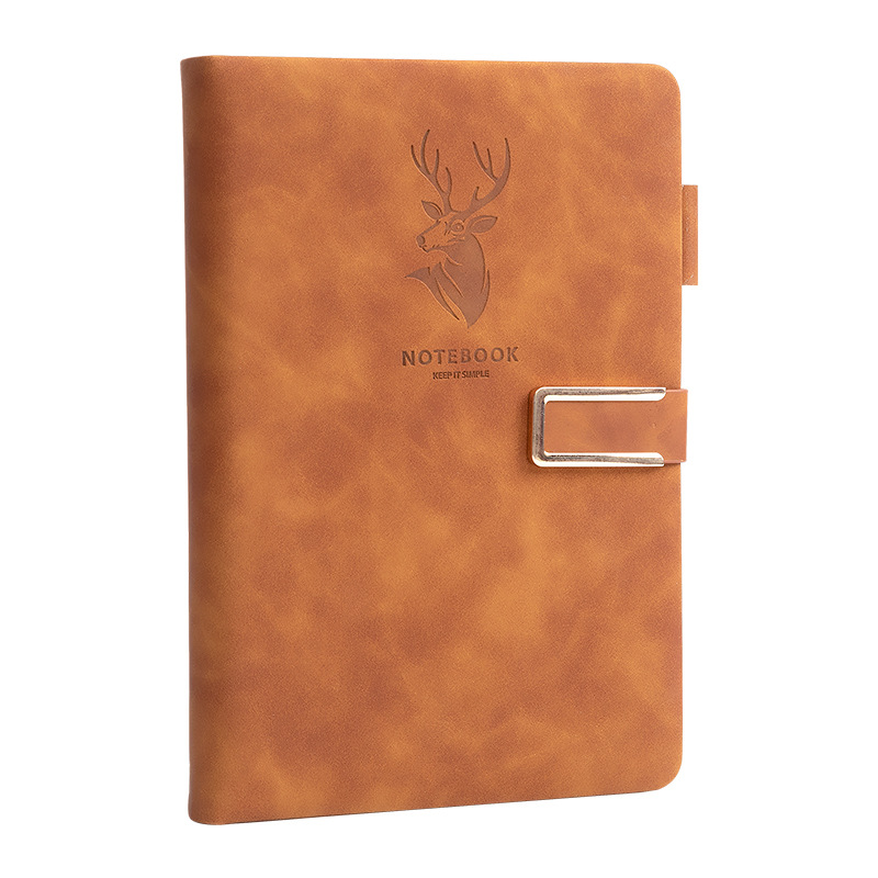 2023 Business Notebook Customized Notepad with Buckle Thickened Good-looking Notebook Book A5 Notebook Wholesale