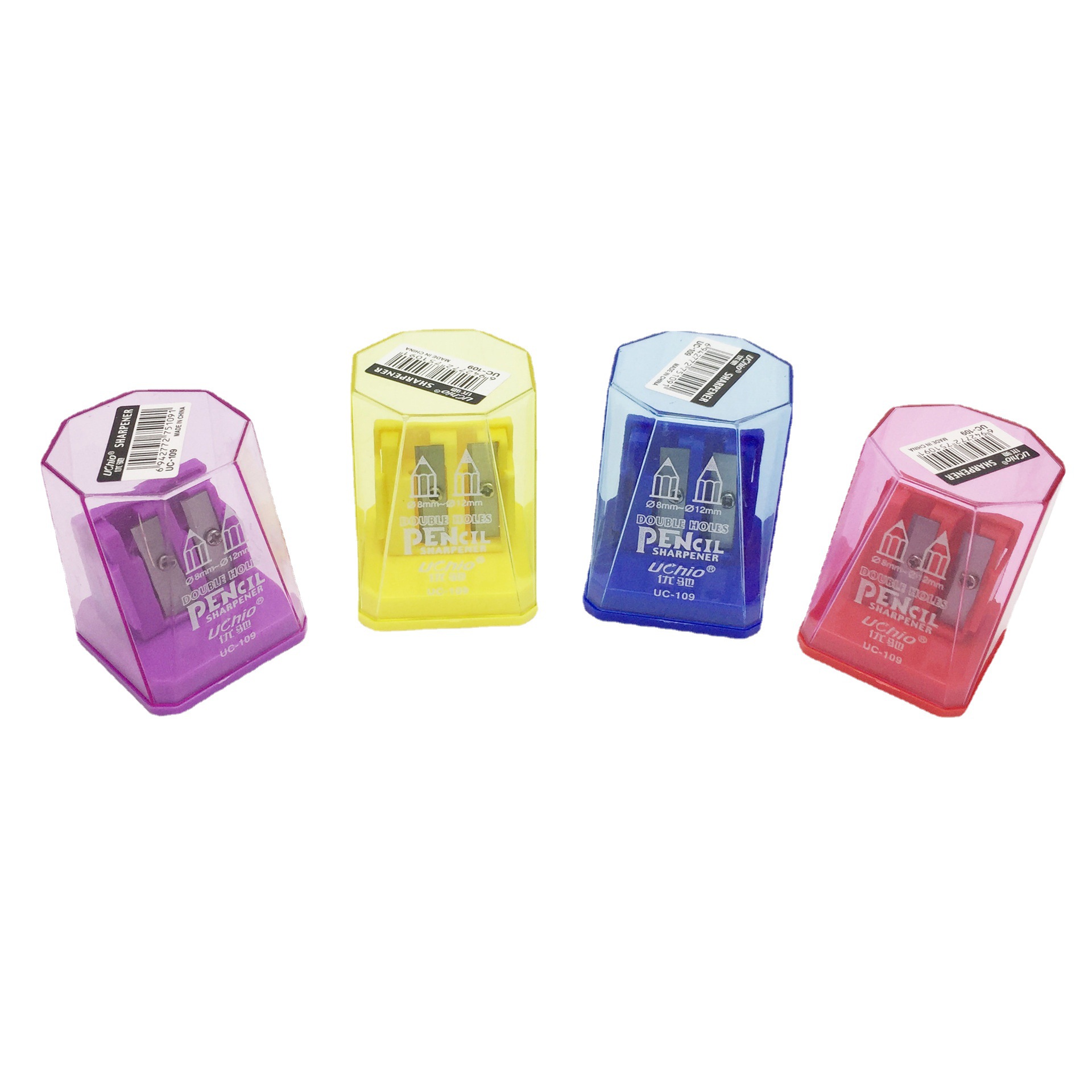 Popular Fashion Creative Easy-to-Use Portable Office Transparent Pencil Sharpener Pencil Shapper Pencil Sharpener