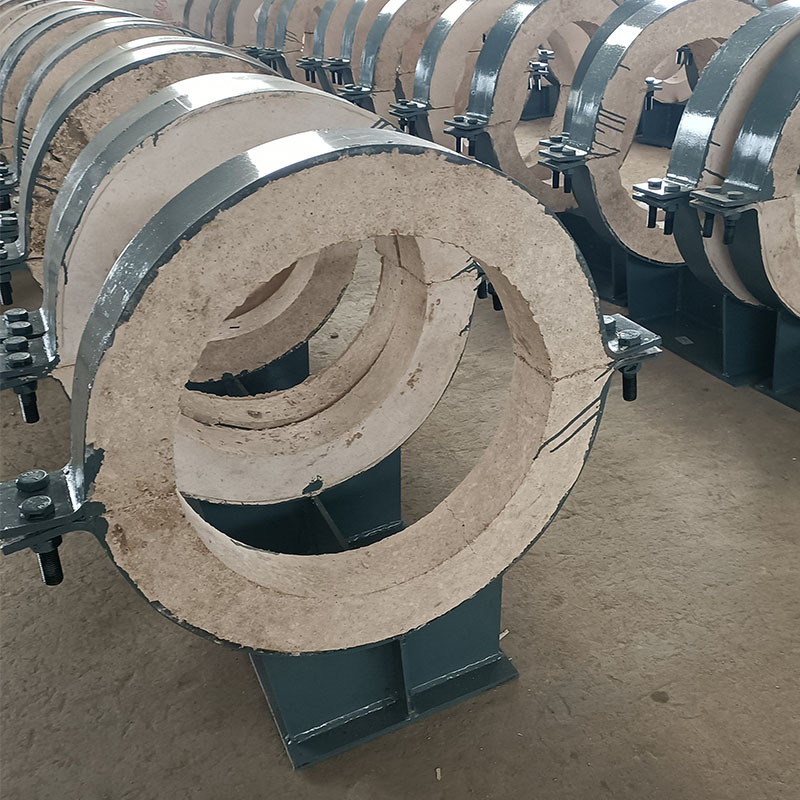 高效蛭石隔热管托 保温管托滑动隔热管托 管道支吊架热力管道支座