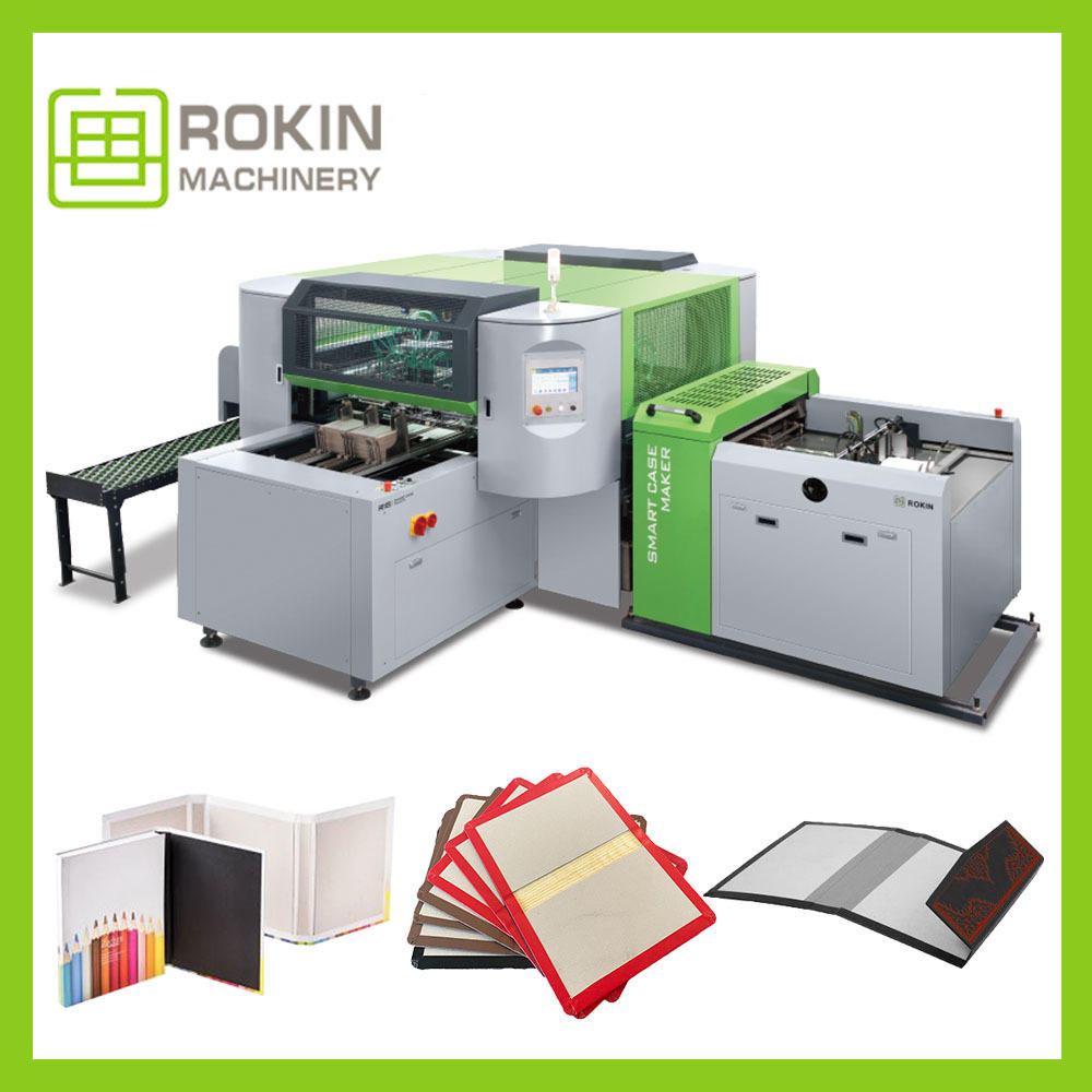 r21小旋风全自动皮壳机 四边包边精装书壳上翻折边礼盒纸盒成型机