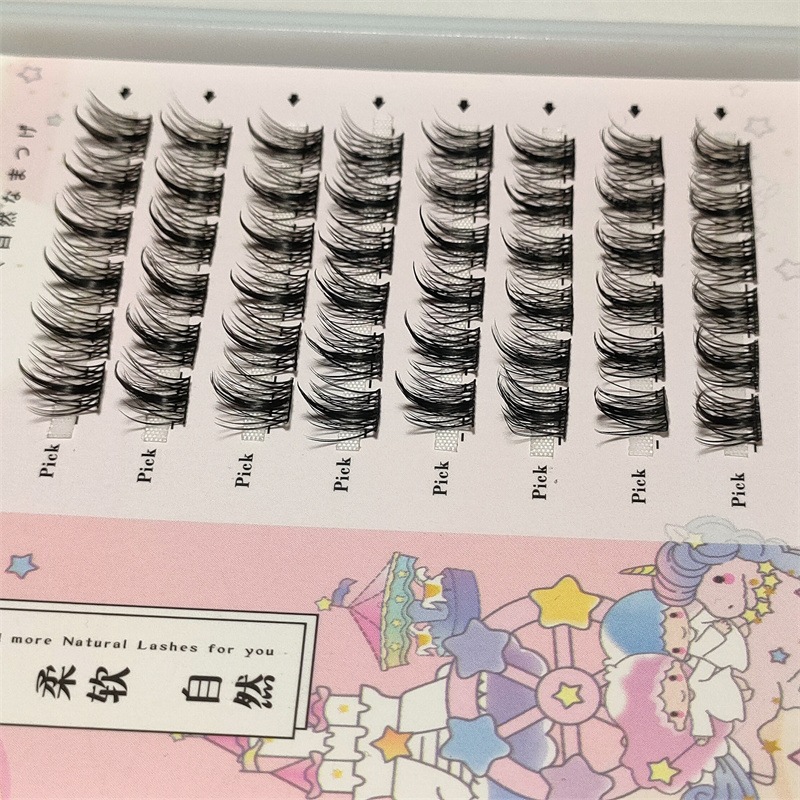 High-Profile Figure Lazy Trilogy False Eyelashes Natural Segmented Little Devil Eyelash Barbie Cartoon Eyelashes