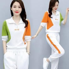 运动休闲套装女夏季韩版显瘦气质两件套潮