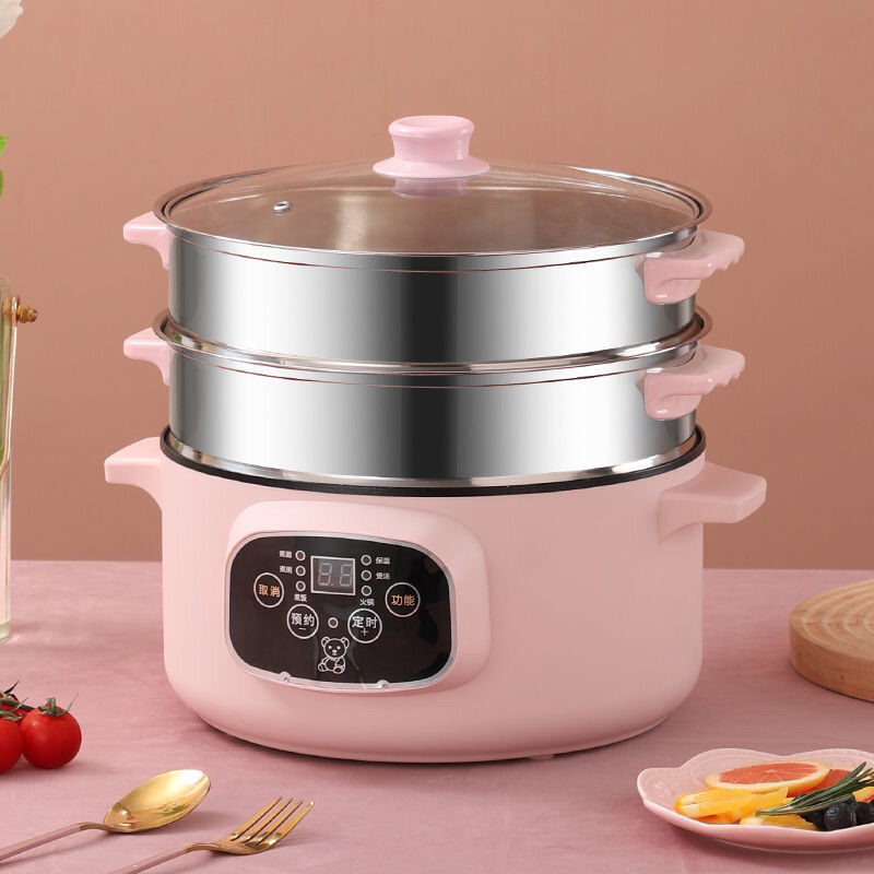 蒸锅 多层蒸锅电蒸锅多功能家用蒸煮锅三层大容量蒸包电煮一体锅