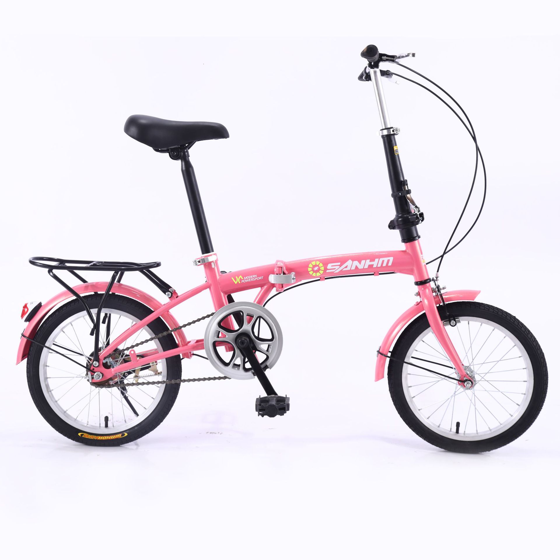 三河马折叠自行车12/16寸成人学生儿童轻便携单车出口跨境礼品车