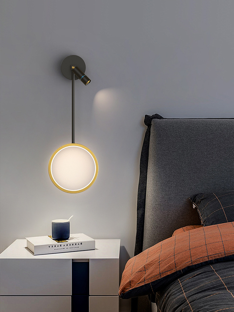 壁灯卧室床头灯现代简约创意个性客厅电视背景墙网红北欧轻奢墙灯