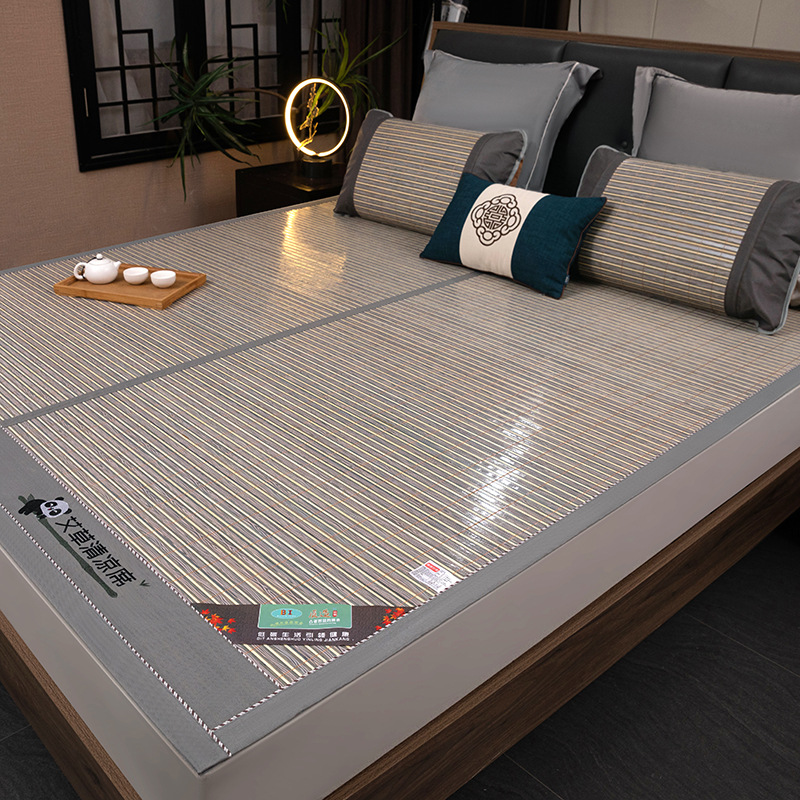 (总)广汇家纺 24 款 楠竹木纹竹席 (熊猫款)冰藤席冰丝席凉席