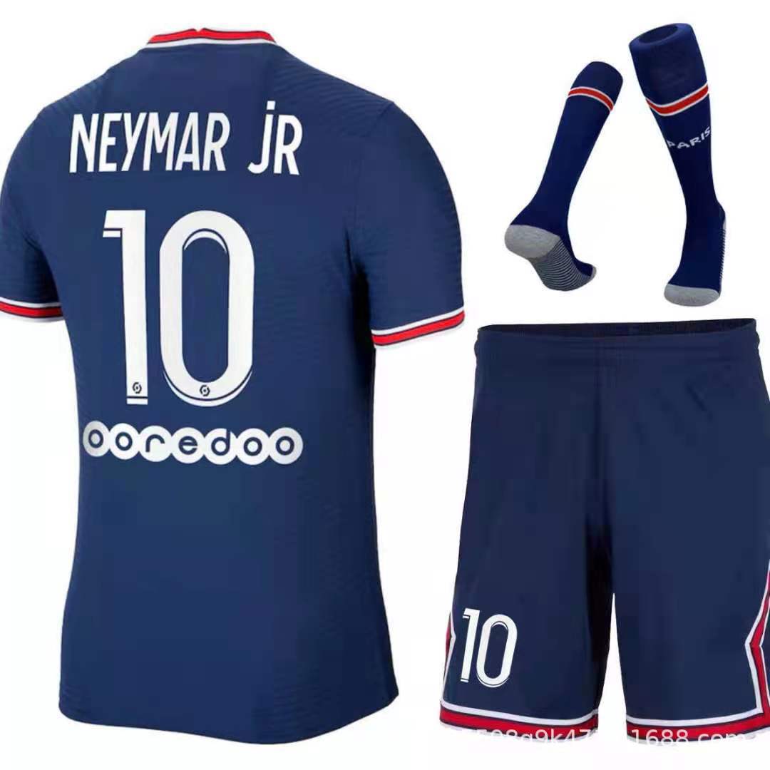新款巴黎圣日尔曼30号梅西球衣主客场场10内马尔姆巴佩套装足球服