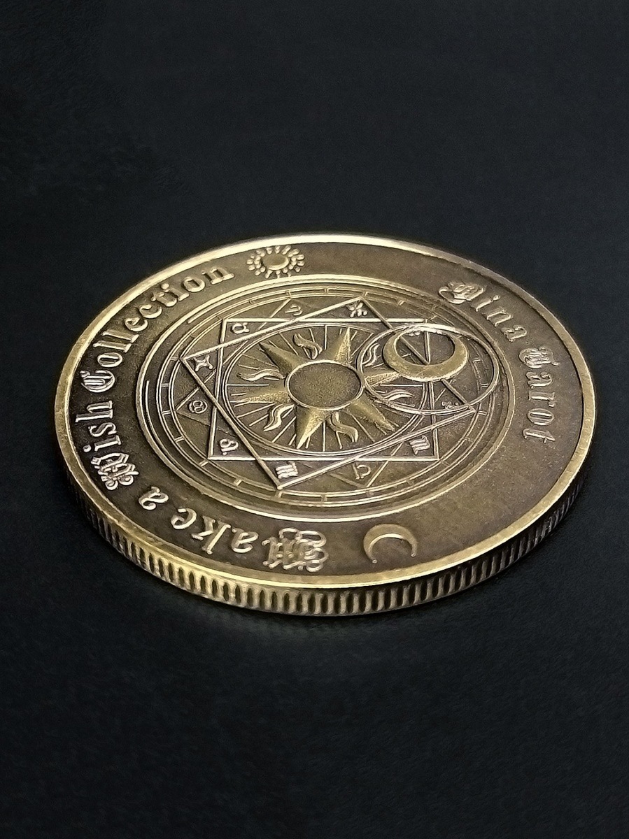 欧美幸运硬币收藏企业小礼品外国星座纪念章古青铜工艺品道具