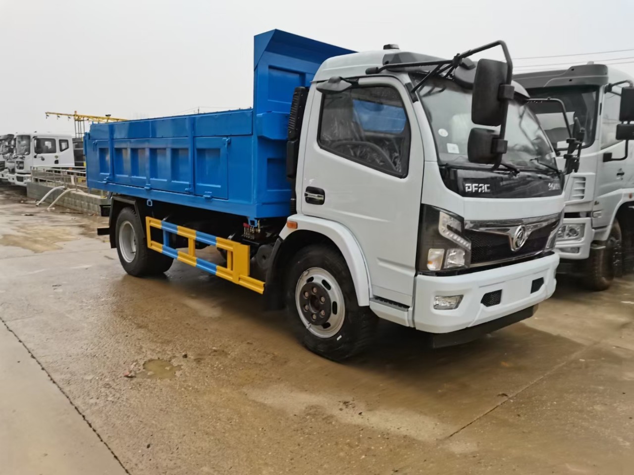 国六东风福瑞卡8方自卸式垃圾车货到付款 程力国六东风自卸式货车