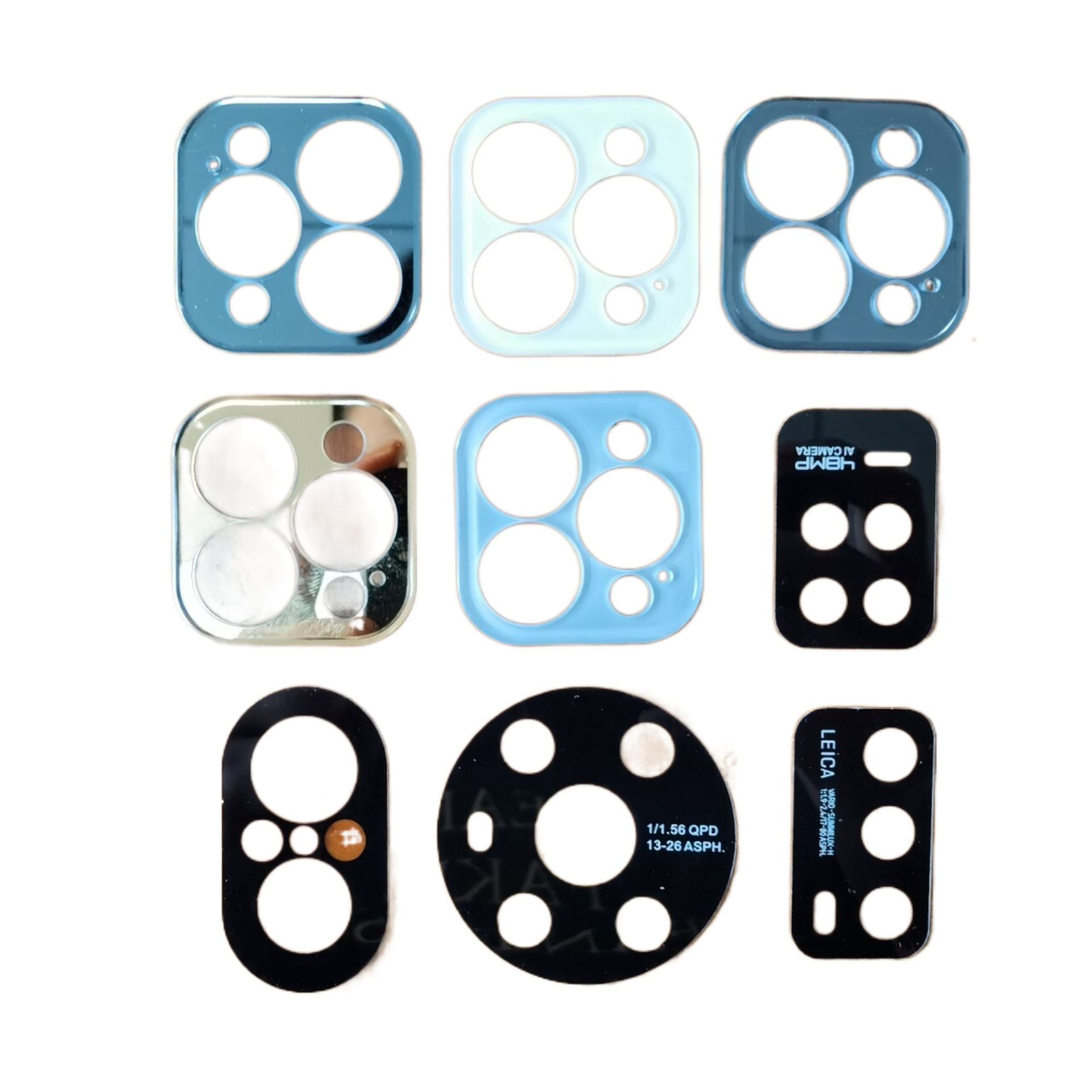 亚克力pc摄像头镜片手机保护壳装饰件丝印光学电镀精雕高光弧边