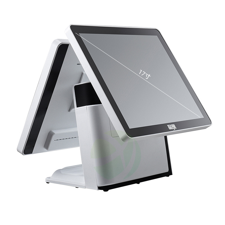 品现q8-17ii 安卓双屏收银机一体机 17寸大屏收银机 奶茶店设备