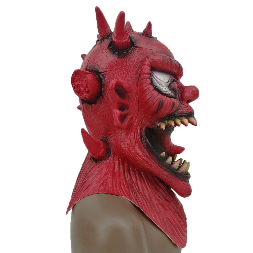 万圣节怪兽面具 影视周边哥斯拉角色扮演头套 恐怖派对面具
