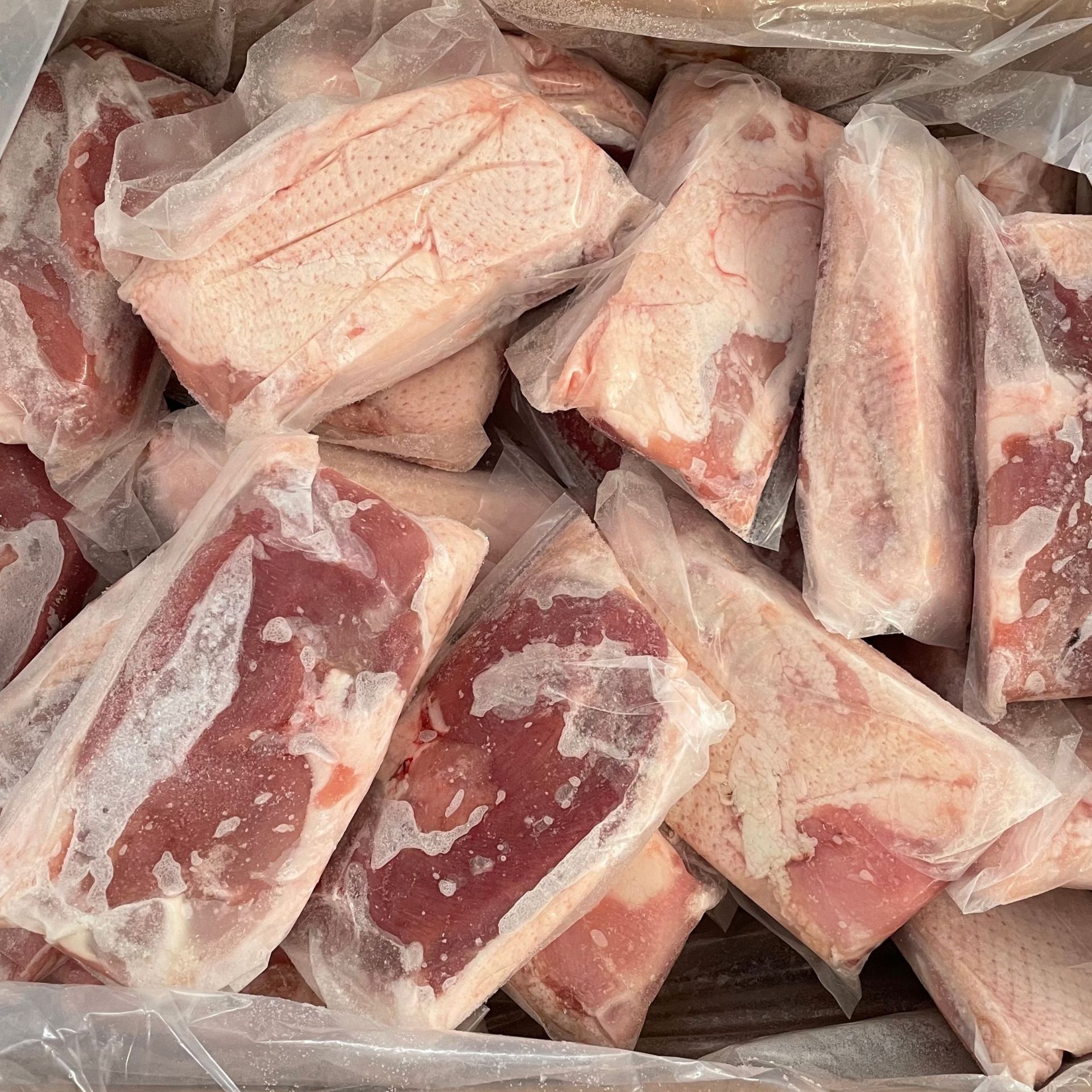 5kg 鸭脯肉健身代餐 带皮单冻鸭大胸商用-阿里巴巴