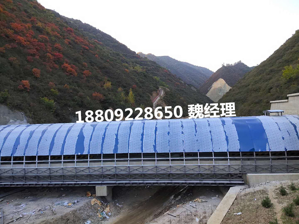 陕西甘肃青海宁夏山西高速隧道连接口遮阳棚减光棚施工安装造价低