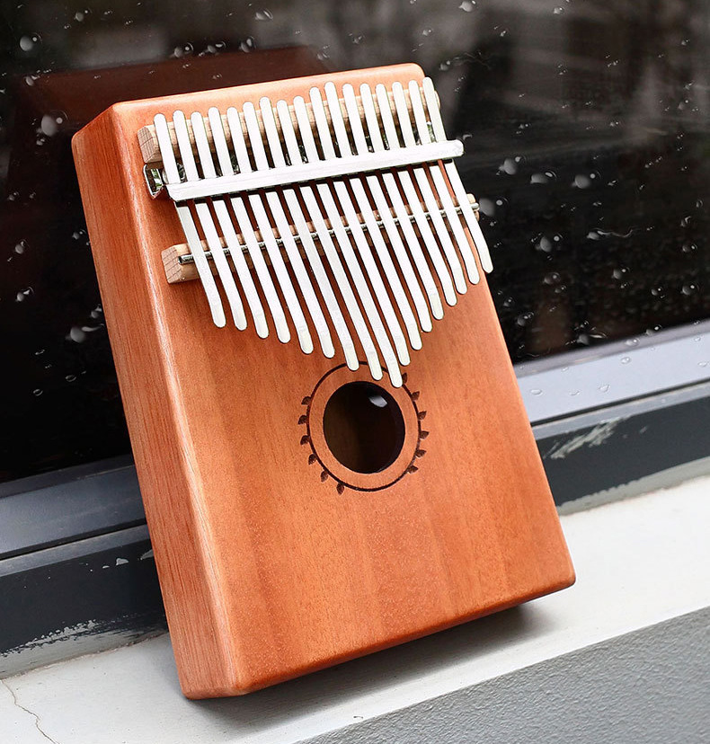 17音拇指琴 卡林巴琴手指琴手拨琴桃花芯kalimba不用学就会的乐器