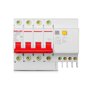 德力西电气 微型漏电断路器 dz47sle 4p c 32a | dz47slen4c32