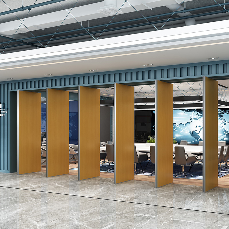 自动隔断墙隔断电动屏风门全智能电动屏风隔断厂家一键实现自动化