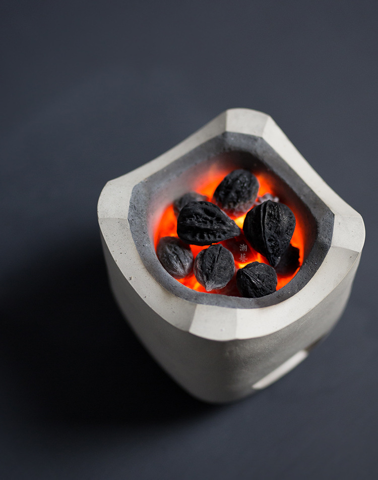 核桃炭 碳橄榄炭碳 乌榄炭炭炉风炉茶炉碳炉烧炭茶炉潮州风炉凉炉