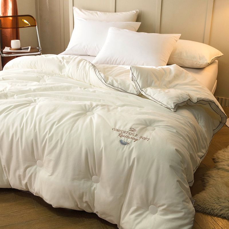 100支全棉德绒被子冬被加厚保暖春秋被芯棉被宿舍单双人冬季