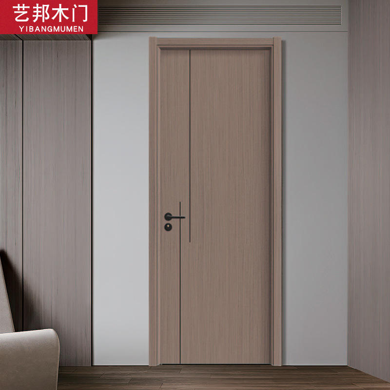 定制室内卫生间门 原木生态实木门多层零中纤免漆门厕所套装门