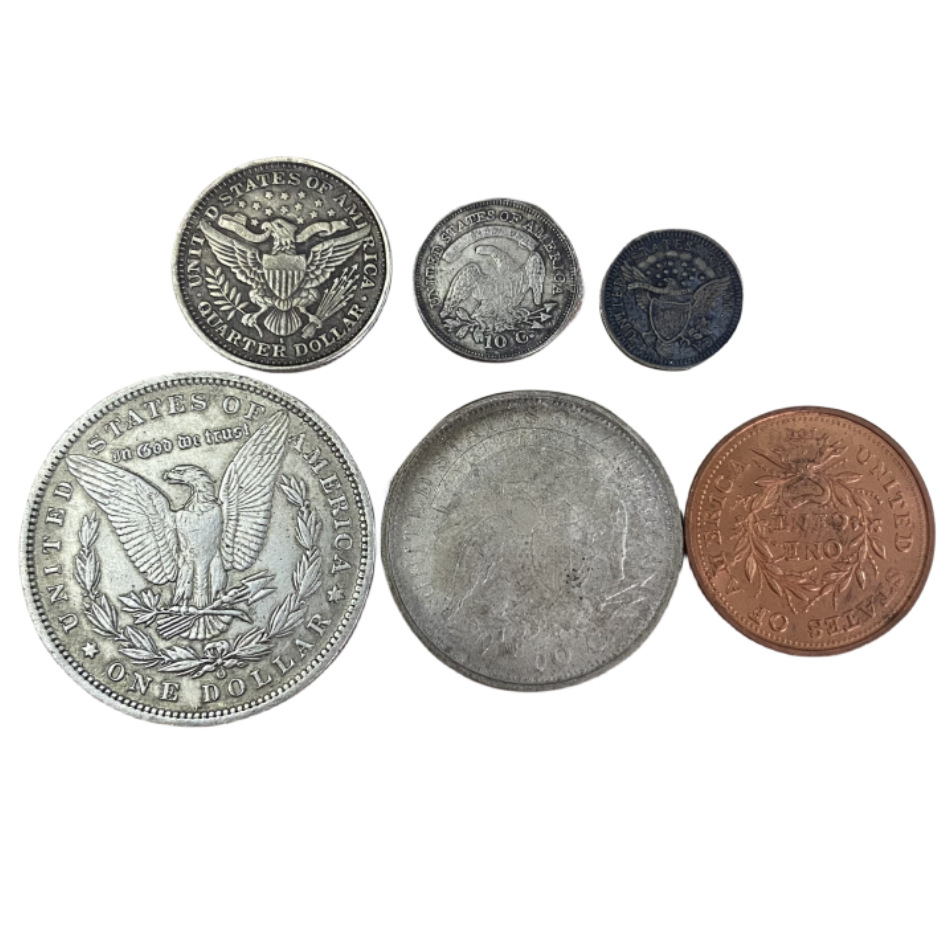 美元硬币六个面值一套-阿里巴巴