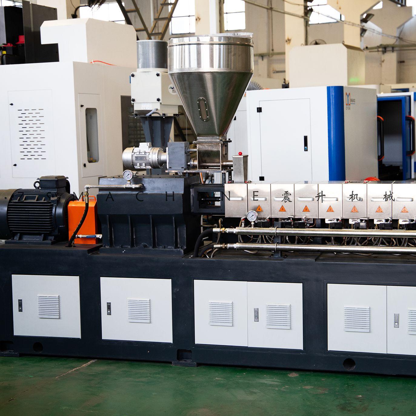 zsm-35b双螺杆挤出机主机塑料管材型材挤出机 单螺杆挤出机设备