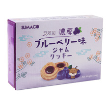【直供】泰国进口素玛哥曲奇饼干蓝莓果酱风味/草莓果酱风味100g