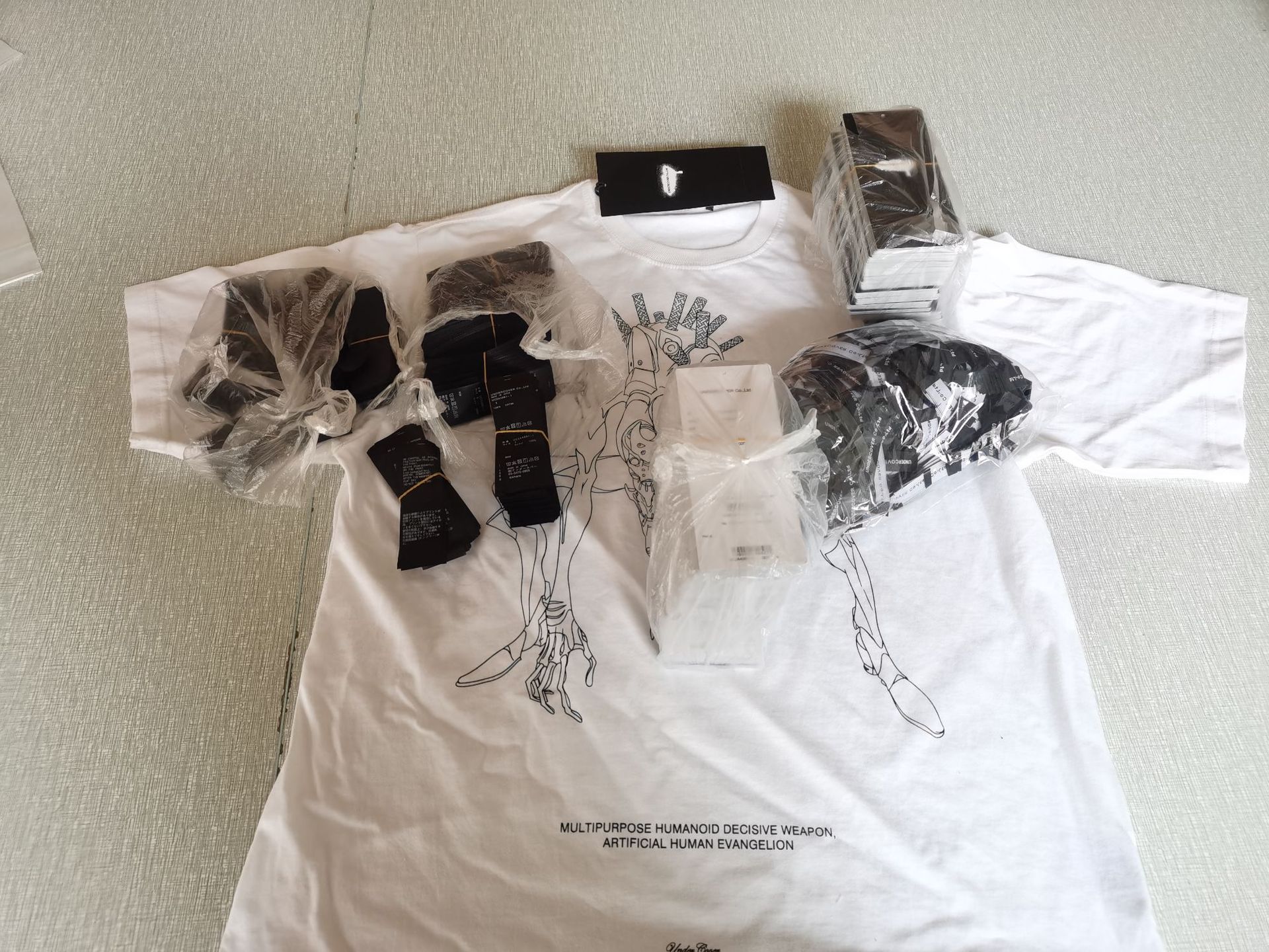 undercover 联名eva福音战士13号机神话形态二次元短袖t恤